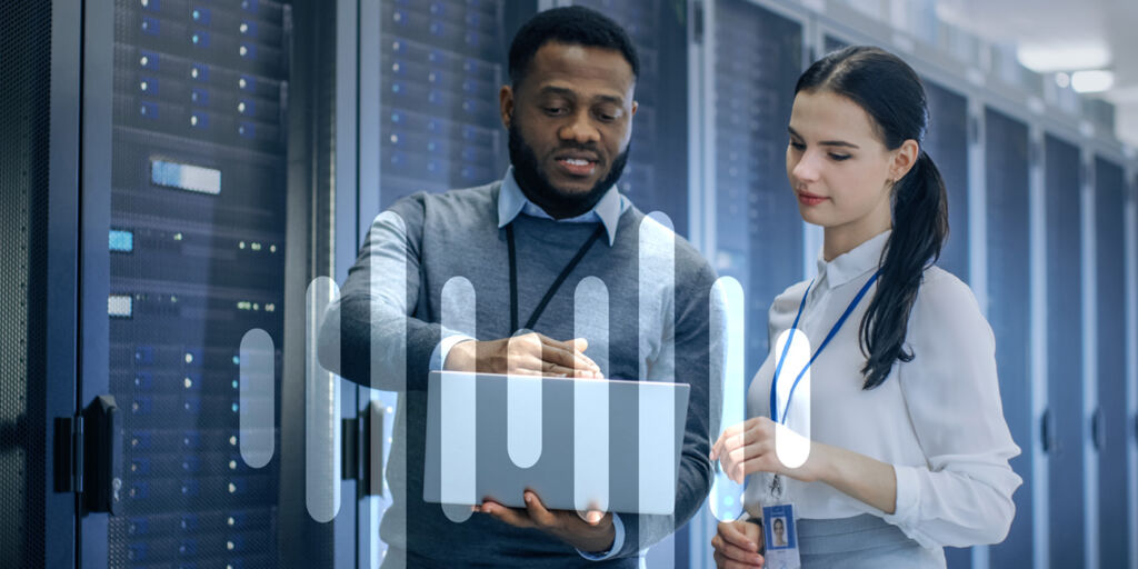 Instructor leading CCNA training with Cisco routers